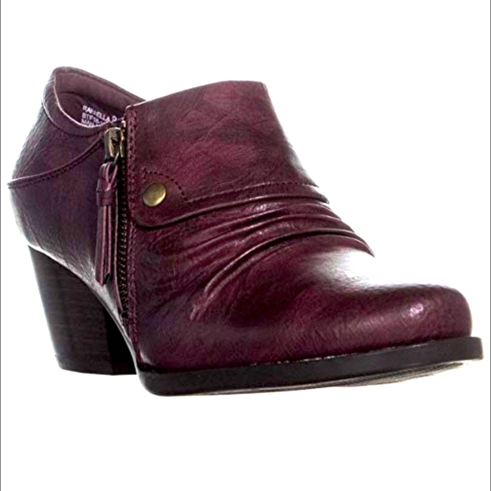 Baretraps Rafaella Ankle Clog Burgandy